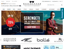 Tablet Screenshot of discountedsunglasses.co.uk